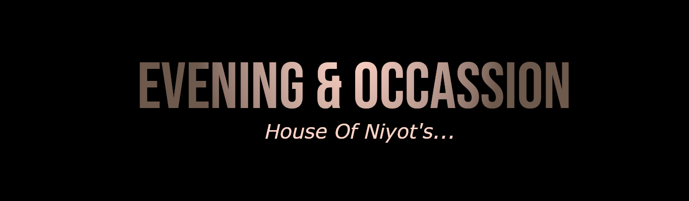 evening and occassions banner - house of niyots