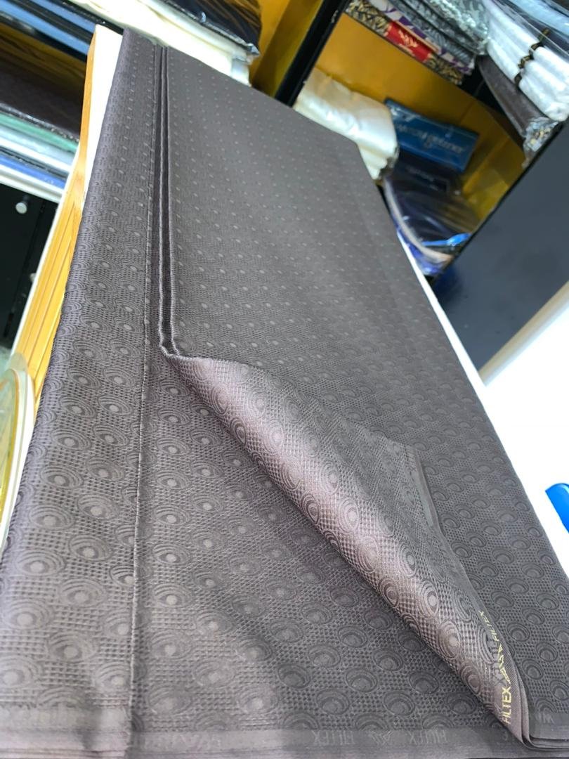 Dark chocolate eye detailed waffle fabrics